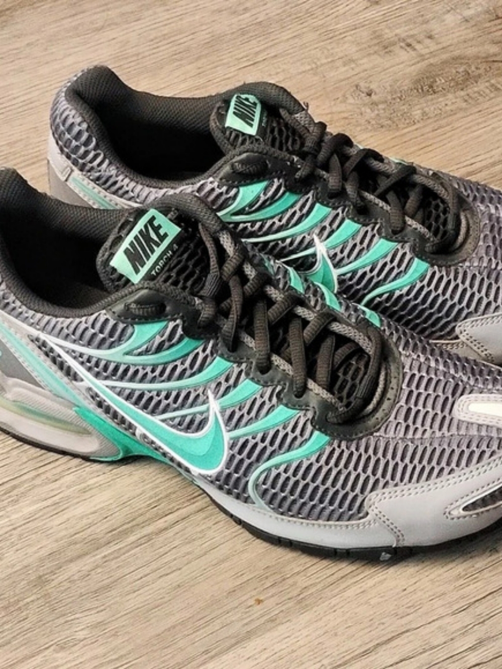 Nike Air Max Torch 4 Gray & Green US 10 Sneakers